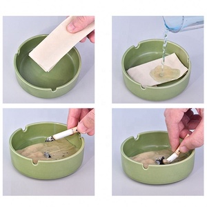 Wholesale Colorful Design Round <b>Ashtray</b> for Promotion Smoking Accessories Custom Ceramic <b>Ashtray</b> With Logo - Product Image 4