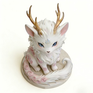 L'Esprit des Montagnes et des Mers : la Sculpture Auspicieuse du Cerf et du <span class=keywords><strong>Renard</strong></span>, sculptée et coulée par Bozhiyi - Product Image 3