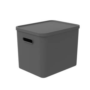 Boîte de rangement multi-usages ALBULA Anthracite clair 37x29 H. 29,5 cm 27 L - Product Image 1
