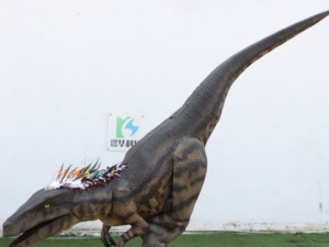 Disfraz de Dinosaurio <span class=keywords><strong>Velociraptor</strong></span> Realista Personalizado 2026, Profesional, Vívido, Azul Peludo, Interactivo para Parque de Aventuras, Adultos - Product Image 6