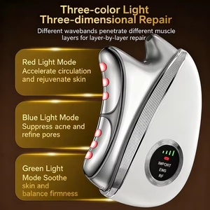 เครื่องนวดหน้ายกกระชับ ราคาส่ง รุ่น Y Shape Facial Guasha Massager พร้อมไฟ 3 สี และการบำบัดด้วยแสง - Product Image 6