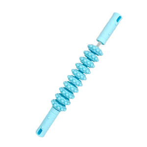 เครื่องนวดขาลดสัดส่วนแบบสิบล้อ พร้อมลูกกลิ้งหนาม 20 ลูก สำหรับยืดกล้ามเนื้อน่อง ผ่อนคลาย ใช้ได้กับเอวและแขน - Product Image 1