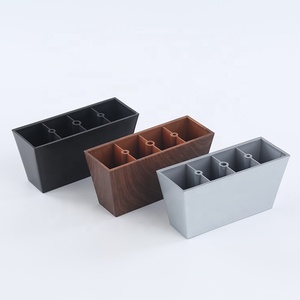 Gambe <span class=keywords><strong>per</strong></span> Mobili Regolabili Anticorrosione con Superficie Effetto <span class=keywords><strong>Legno</strong></span>, Piedini <span class=keywords><strong>in</strong></span> Plastica Senza Viti <span class=keywords><strong>per</strong></span> <span class=keywords><strong>Sedie</strong></span>, Uso Esterno e Ospedaliero - Product Image 3