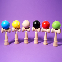 Juguete de Madera Kenda Ma Skill Ball, Rompecabezas Tradicional Educativo, Juguete Interactivo para Adultos y Niños