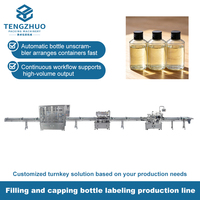 Ligne de production automatique de remplisseuses à pompe et à piston haute précision pour bouteilles, confitures, miel et applications cosmétiques