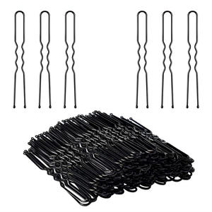 Herramienta de peluquería de moda Metal <span class=keywords><strong>Bobby</strong></span> Pin Bun Accesorios decorativos para el cabello Pinzas para el cabello Horquillas para el cabello en forma de U - Product Image 1