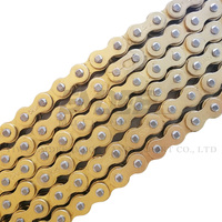 Cadena De Oro 520H haute résistance à la traction moto rouleau chaîne accessoires Cadena Para Motos Motorrad Transmissions