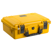 Valise de transport en plastique rigide, petite, avec insert en mousse pré-découpé, personnalisable OEM, étanche IP67, antichoc, anti-poussière, boîte à outils de transport