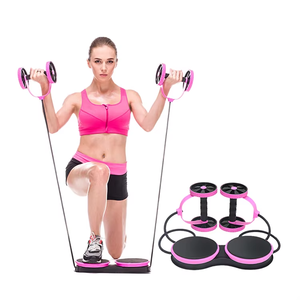 BunnyHi JFL016 Ruota Addominale Avanzata a Doppia Ruota per Esercizi Addominali e Ginnastica, Disco Girevole per la Vita e Dispositivo per Trazioni con Manubri - Product Image 1