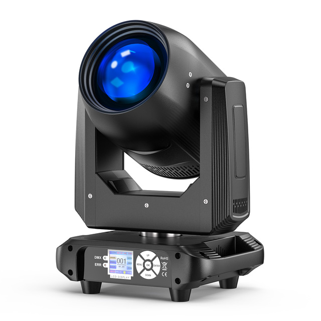 200W LED Moving Head Stage Lighting 5 Mode 10 Color 14 Gobo 18 Prism 14CH RGBW 4in1 Controlled for Disco Dj Party Lights