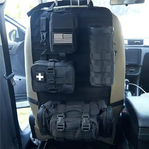 Tactical Molle <b>Car</b> Seat Back Organizer with 4 Detachable Pouches Universal Vehicle Panel Organizer <b>Storage</b> <b>Bag</b> - Product Image 3