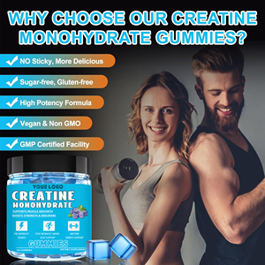 Gomitas de Creatina de Marca Privada OEM ODM, Cuerpo Fuerte, Proporcionan Energía, Polvo de Creatina, Crecimiento Muscular, Suplemento Herbal - Product Image 5