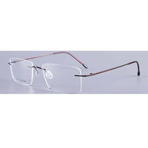 Offre Spéciale OEM logo PERSONNALISÉ sans <span class=keywords><strong>monture</strong></span> optique lunettes en titane pour hommes - Product Image 6