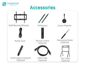 <span class=keywords><strong>Tableau</strong></span> blanc <span class=keywords><strong>interactif</strong></span> intelligent LED 4K UHD 75 pouces 2025, OEM/ODM d'usine, 40 points tactiles, connectivité polyvalente pour les établissements de formation - Product Image 6