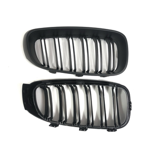 <span class=keywords><strong>Pour</strong></span> bmw série 3 GT F34 M3 double <span class=keywords><strong>latte</strong></span> mat noir En fibre de Carbone voiture pare-chocs avant <span class=keywords><strong>grillage</strong></span> - Product Image 2