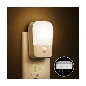LOHAS LED Dimmable Night Lights Sensor Nightlight Bed Lamp Night Light Plug In Veilleuse Night Light For Kids Room