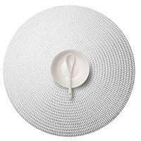 Set de table en PVC antidérapant, motif ajouré or et argent, isolant thermique, décoratif pour table de cuisine et salle à manger, de la marque Cedar Space