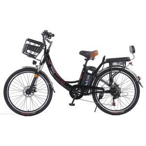 Bicicleta de 26 Pulgadas/Bicicleta Eléctrica Urbana de Diseño Clásico de 48 V y 350 W/Bicicleta Eléctrica/Bicicleta Eléctrica con Marco de Acero - Product Image 4