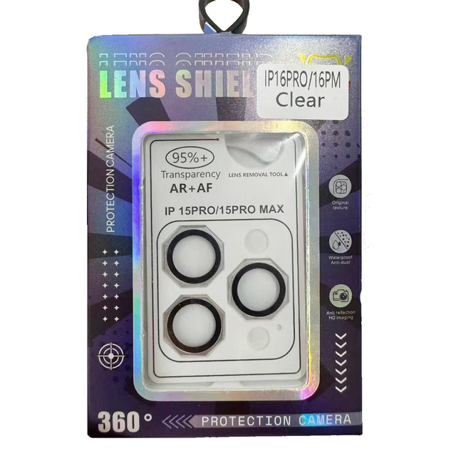 Wholesale Camera Lens Protector for IPhone 15 16 Pro Max Mobile Phone Camera Screen Protector 95% AR AF Shock Resistance