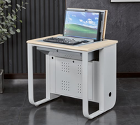 Bureaux d'ordinateur modernes en métal pour l'enseignement, avec fonction rabattable, pour les salles de classe et l'utilisation par les élèves