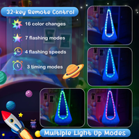 Hamac suspendu moderne pour enfants avec lumières LED, pliable, en coton, avec coussin gonflable pour une utilisation en intérieur et en extérieur, pour la chambre à coucher, le parc