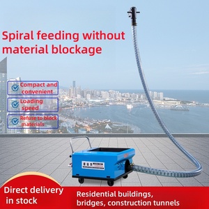 Di động nhỏ bê tông di động truyền đạt Máy BƠM BÊ TÔNG nhỏ thứ cấp cấu trúc Vít Máy bơm - Product Image 4