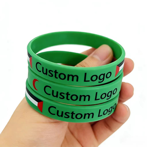Pulseras Promocionales Personalizadas de Silicona, Pulsera Deportiva para Adultos para Eventos, Sublimación con Logotipo - Product Image 1
