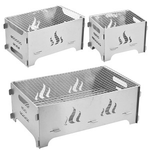 Barbecue portable au charbon de bois Xuan Rui pour le camping en plein air, petit barbecue avec grille pour viande et légumes - Product Image 3
