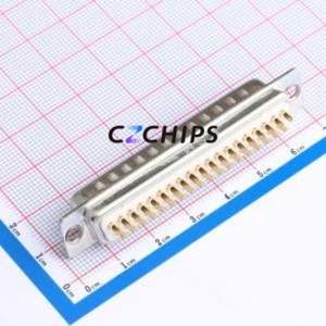 D-SUB-37M-BJQJ D-Sub/VGA Connector Through hole Component (THT) Connector ( Total Number of PINs: 37P ) - Product Image 2