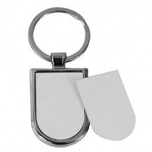 Various Custom Sublimation Keyrings Customized Blank Metal Heart Transfer Printing Keyholder Promotional DIY Keychains - Product Image 4