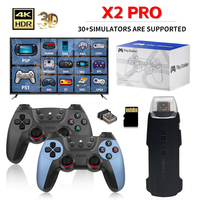 Console de Jeu Rétro 4K HD 3D avec 128 Go et Plus de 40 000 Jeux, Manette Sans Fil, Émulateur TV, Prise en Charge Multijoueur