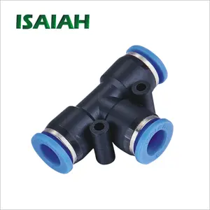 Wholesale High Quality Pneumatic Connector One Touch Plastic T Branch Air Fitting