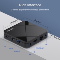 Prix spécial H96 Max RK3518 Android 14 BT Voice Remote TV Box 1G 2G RAM 8G 16G ROM WiFi6 4K 100M Lan USB 3.0 OTT Smart TV Box