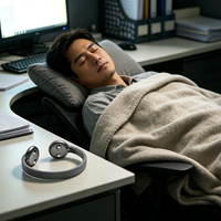Appareil portable de relaxation pour le cou, soulage l'anxiété, la tension musculaire, apaise l'humeur, aide à un sommeil profond, utilisation à domicile et en voyage