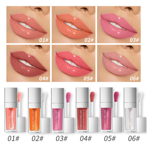 Brillo Labial Hidratante con Destellos de Cereza, Efecto Voluminizador, Resistente al Agua, de Larga Duración, Vegano, Estilo Gelatina - Product Image 3