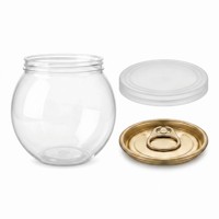 Boîtes en PET transparentes avec couvercle facile à ouvrir pour l'emballage de boissons, de sodas, de lait, de jus, de thé