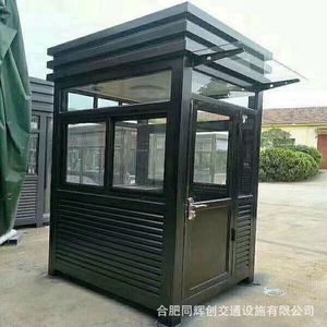 Porte battante manuelle en acier inoxydable pour poste de garde, design industriel, durable, installation facile, revêtement poudré, garantie 2 ans - Product Image 4