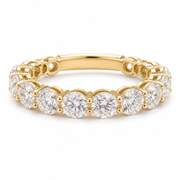 Bague de fiançailles Better Star Custom Solitaire 1 carat, diamant cultivé en laboratoire CVD, certifié IGI, taille brillant, or blanc 18 carats, pour femme