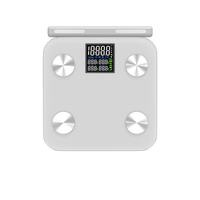 Balance de pesée intelligente à huit électrodes avec écran LCD pour la perte de poids et le gain musculaire, personnalisable OEM, adaptée aux salles de sport
