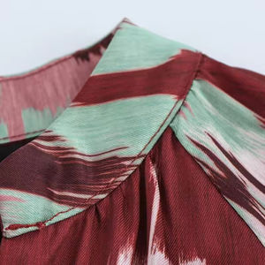 Vendita calda <span class=keywords><strong>abbigliamento</strong></span> femminile nuova moda con abito da cintura retrò manica lunga alla moda Casual abito femminile - Product Image 6