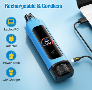 शांत 6-स्पीड रिचार्जेबल कुत्ता नाखून ग्राइंडर क्लिपर्स के साथ छोटे मध्यम बड़े कुत्ते बिल्लियों के लिए - Product Image 6