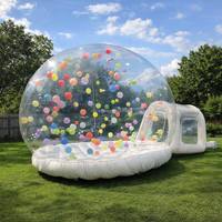 Tente à bulles gonflable en PVC, château gonflable transparent pour événements, location pour enfants et adultes