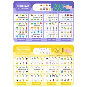 <span class=keywords><strong>Jeu</strong></span> de corde à résoudre pour enfants, <span class=keywords><strong>jeu</strong></span> de cartes de résolution de problèmes, éducation de la petite enfance, formation à la pensée logique, entraînement cognitif, <span class=keywords><strong>jeu</strong></span> de correspondance - Product Image 5