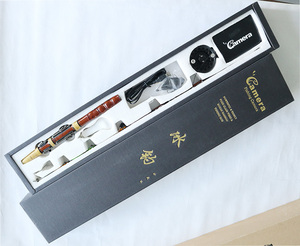 Canne à pêche à la crevette LQ-3505TF haute définition, étanche IP68, avec caméra et lumière, détecteur de poissons portable à poignée en bois - Product Image 5
