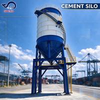 Silo à ciment modulaire à assemblage rapide, boulonné, 60T, 100T, 150T, réservoir de stockage de ciment en vrac pour centrale à béton mobile