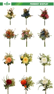 Fournisseur de la Chine Vente <span class=keywords><strong>en</strong></span> gros de fleurs de cerisier personnalisées Bouquet de fleurs artificielles Décoration de table de mariage - Product Image 5
