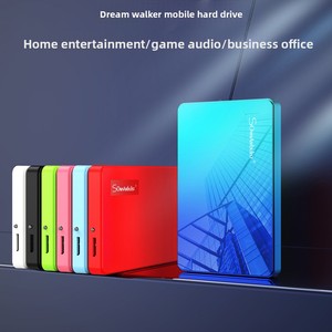 글로렉슨 신형 고속 플라스틱 외장 하드 드라이브 2TB USB 3.0 대용량 데이터 저장 장치 (컴퓨터용) - Product Image 1