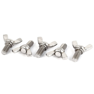 DIN316 M3 M4 M5 M6 M8 M10 Stainless Steel 304 Thumb <b>Wing</b> <b>Screws</b> <b>Wing</b> Bolts with Rounded <b>Wings</b> - Product Image 4