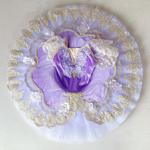 Traje <span class=keywords><strong>de</strong></span> <span class=keywords><strong>Ballet</strong></span> para <span class=keywords><strong>Niñas</strong></span>, Modelo Dance Favourite, para la Representación <span class=keywords><strong>de</strong></span> <span class=keywords><strong>El</strong></span> <span class=keywords><strong>Lago</strong></span> <span class=keywords><strong>de</strong></span> <span class=keywords><strong>los</strong></span> <span class=keywords><strong>Cisnes</strong></span> y La Bella Durmiente, Falda Tutú <span class=keywords><strong>de</strong></span> Poliéster con Tirantes - Product Image 6