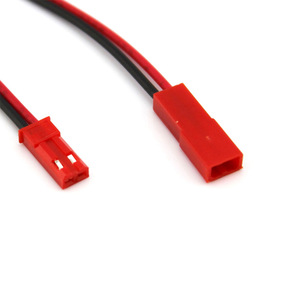 JST 2P Connector Cable LED Male Female Plugs 10cm Tin-Plated Red <b>Black</b> Connectors One Set Includes Two 2P Red <b>Black</b> Connectors - Product Image 3